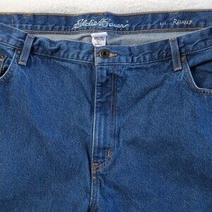 Eddie Bauer Relaxed Jeans 100% cotton Size 44 X 34